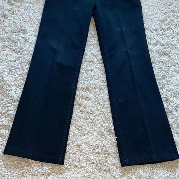 Vintage LAWMAN Western Womens Embellished Black Jeans Rhinestone Size 9 Slim Fit - Picture 15 of 16